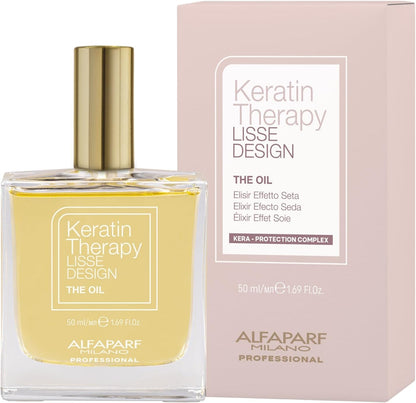 Alfaparf Milano Alfaparf Keratin Therapy Lisse Design The Oil 50ml Nourishing Oil For Shine And Softness