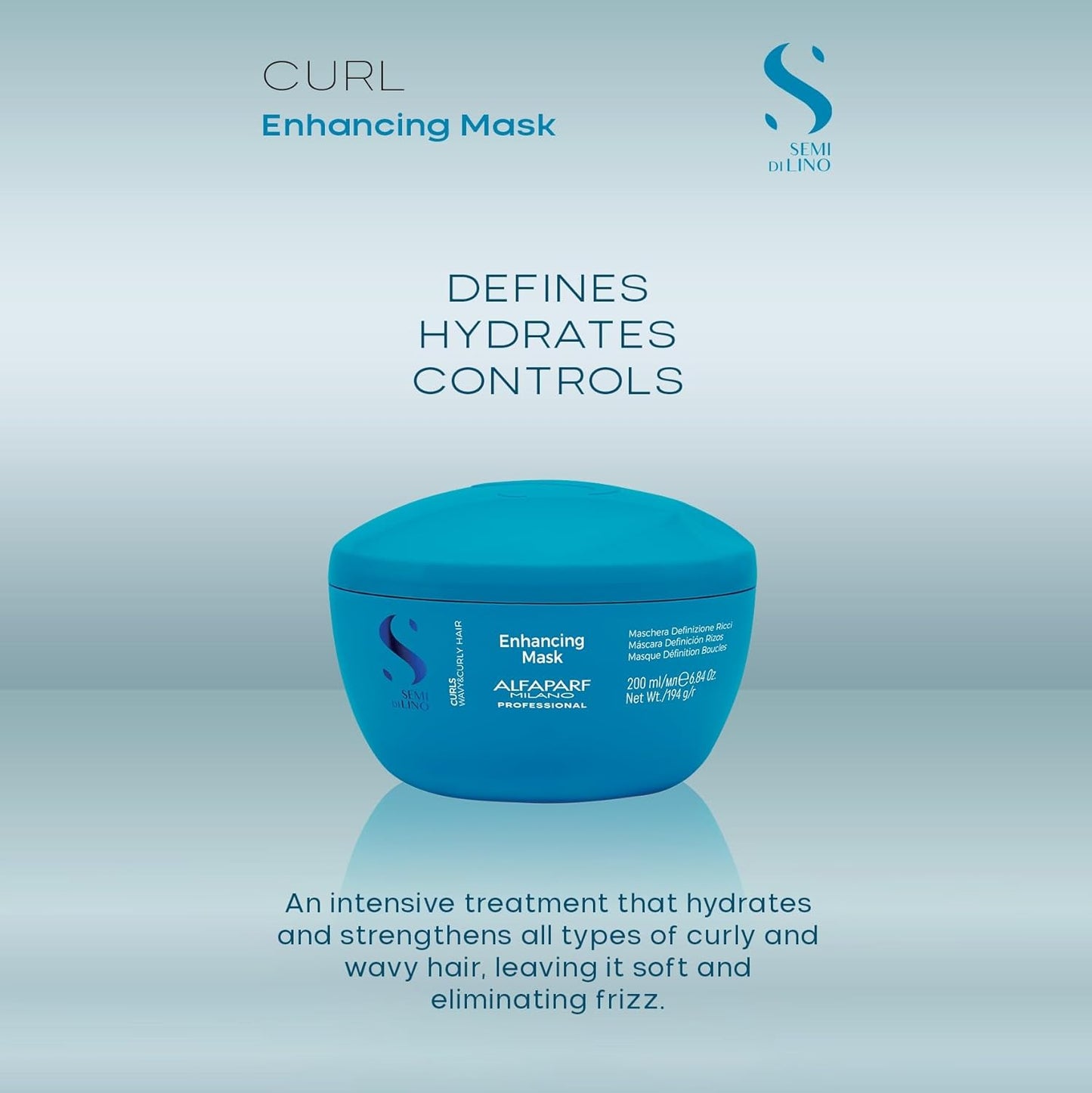 Alfaparf Semi Di Lino Curls Enhancing Mask - 200ml
