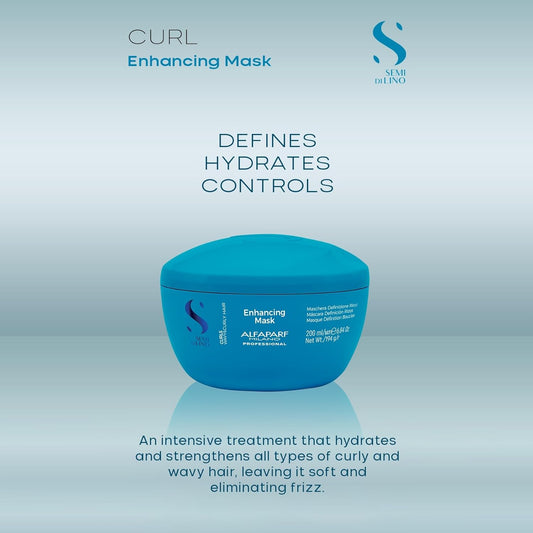 Alfaparf Semi Di Lino Curls Enhancing Mask - 200ml