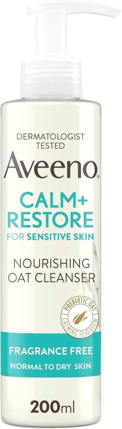 Aveeno Calm Restore Nourishing Oat Cleanser 200 Ml
