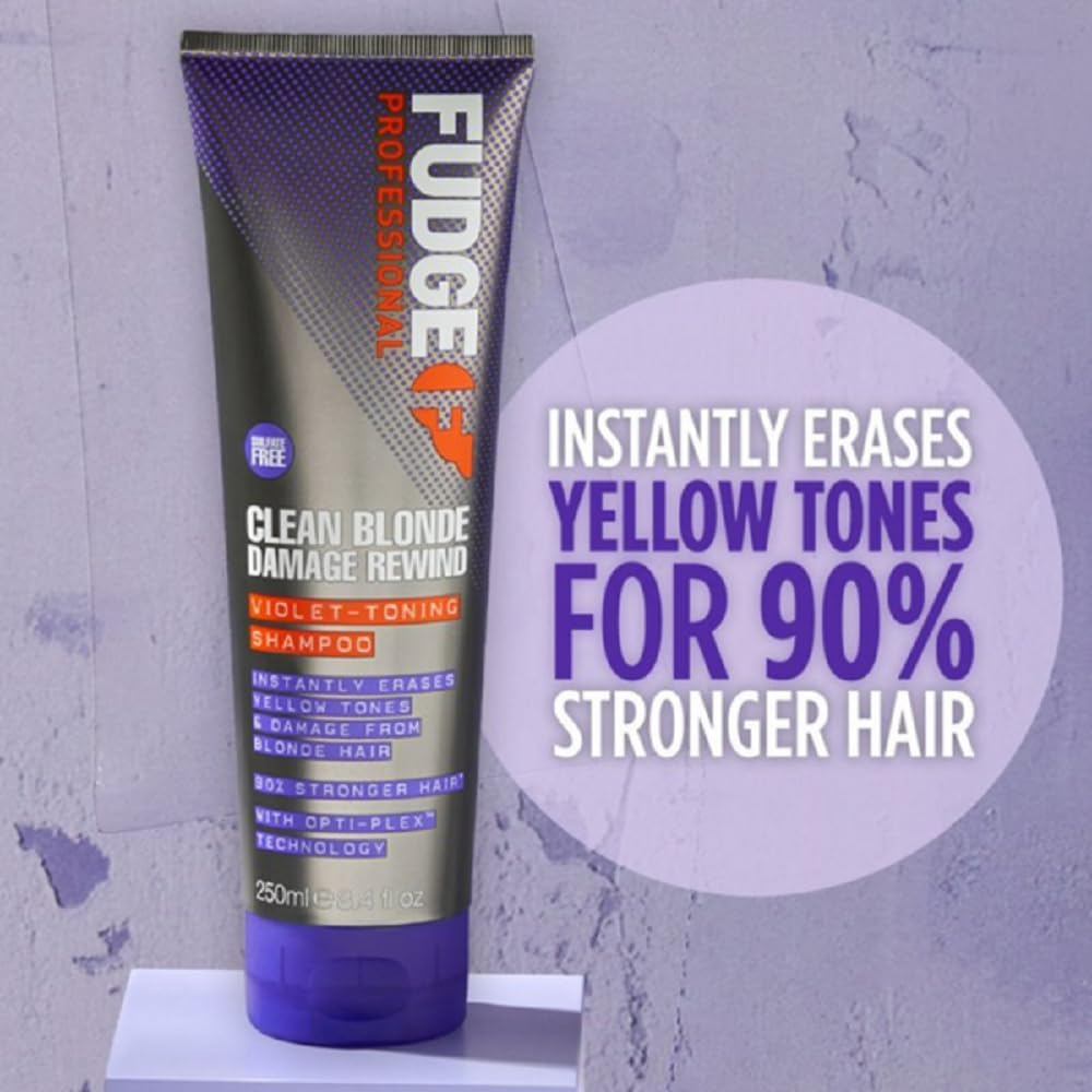 Fudge Clean Blonde Damage Rewind Violettoning Shampoo 250ml Unisex