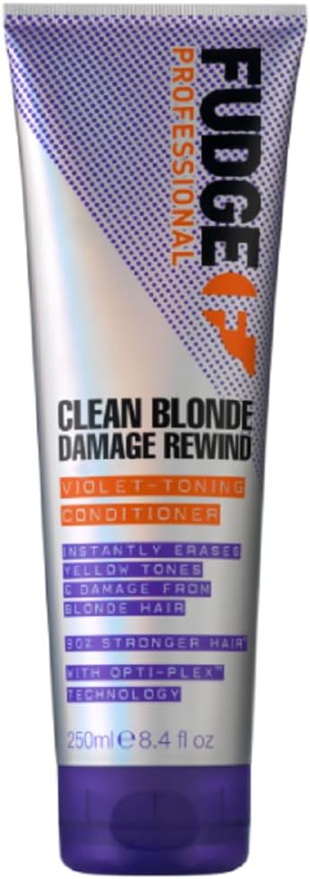 Fudge Professional Clean Blonde Damage Rewind Violet Toning Conditioner 250ml