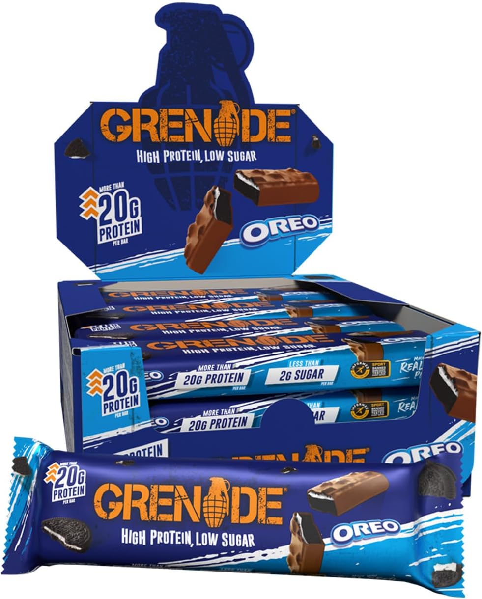 Grenade OREO - High Protein, Low Sugar Bars, 12 x 60 g