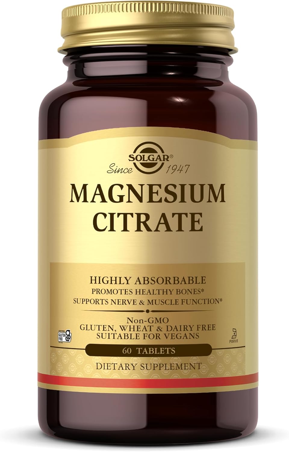 Solgar Magnesium Citrate Tablets 60 Count