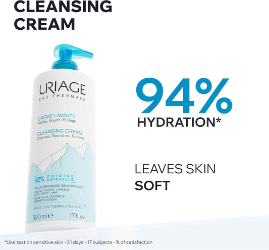 Uriage Eau Thermale Cleansing Cream Creamy Cleansing Gel 500ml